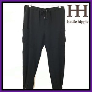 NWT Haute Hippie Black Jogger Pants